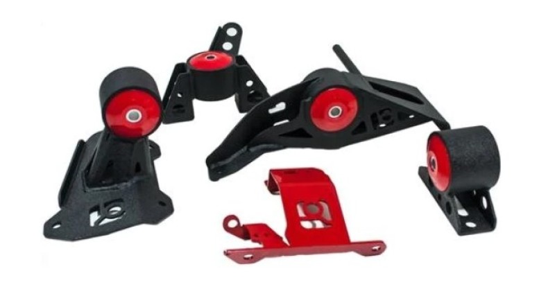 Lotus Exige Engine Mount Kit - Innovative Mounts - Steel Mounts 85A Bushings - Black - `12-`15